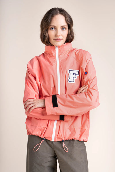 Sorbonne - university patch jacket - Flotte #couleur_corail