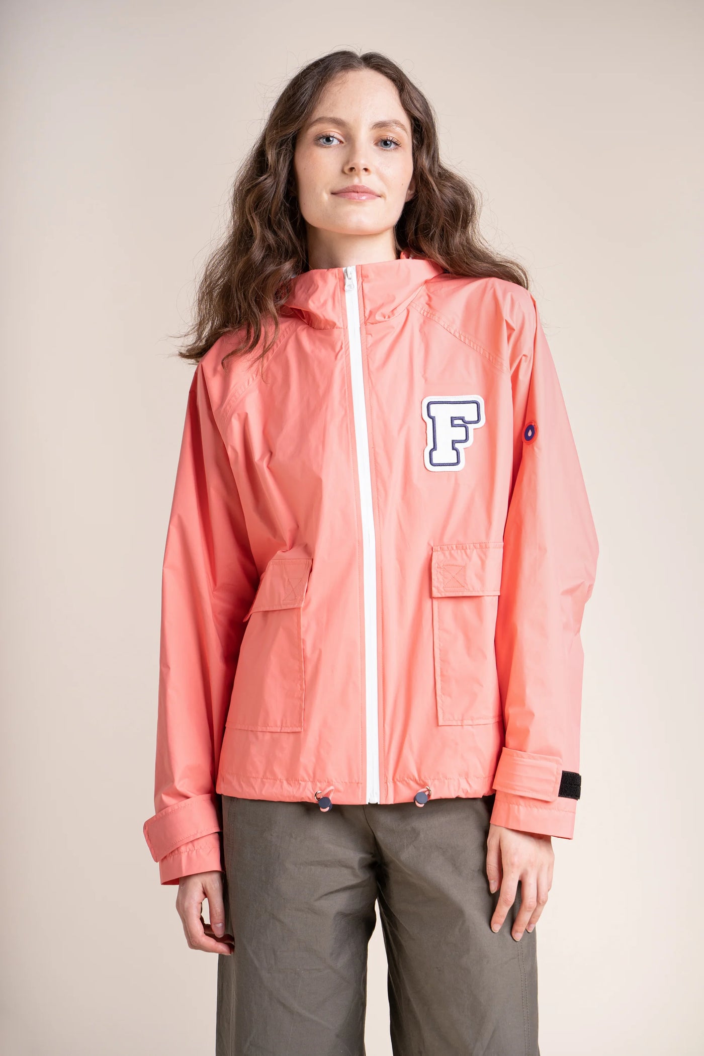 Sorbonne - university patch jacket - Flotte #couleur_corail