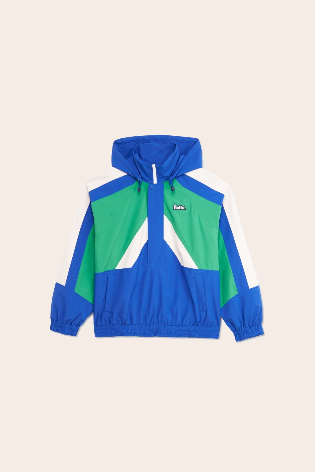 Abbesses - Tricolor sport jacket - Flotte #couleur_bleu-roi