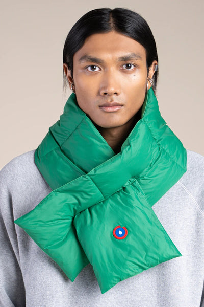 Alma reversible waterproof scarf #couleur_cactus