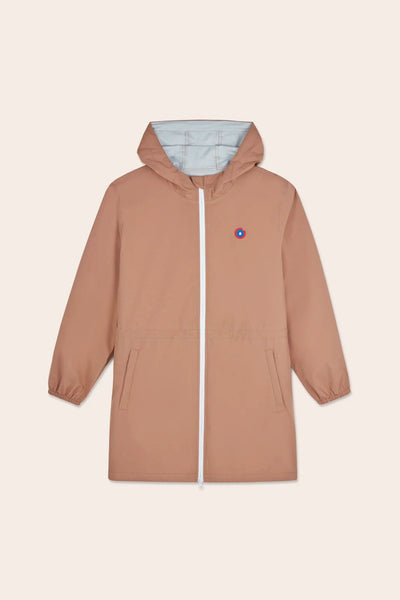 Amelot Classique - Long raincoat - Flotte cinnamon color #couleur_cannelle