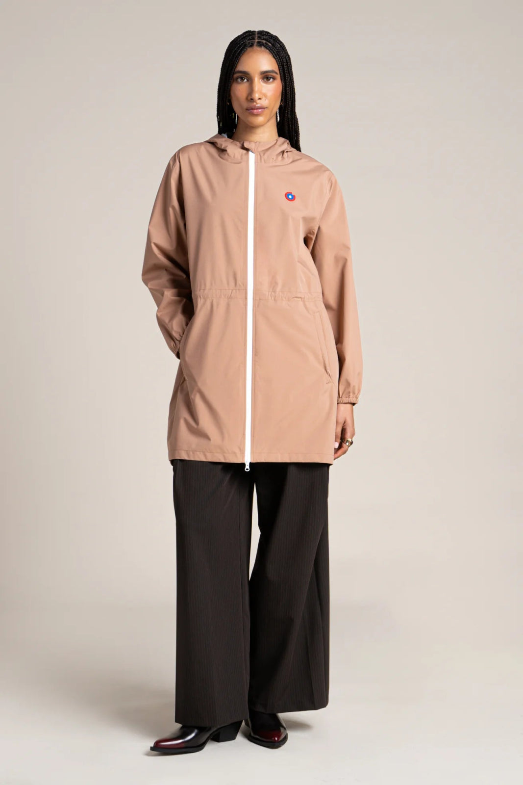 Amelot Classique - Long raincoat - Cinnamon-colored Flotte 