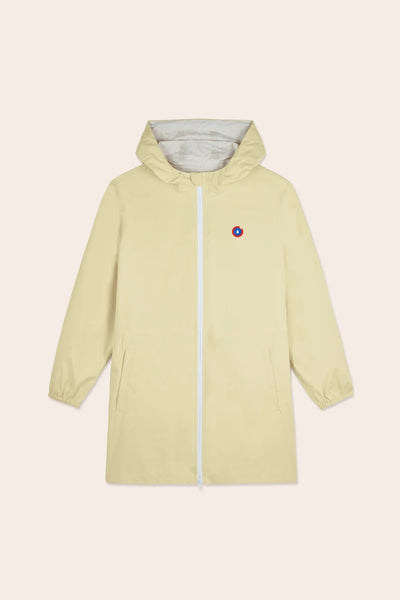 Amelot Couleur - Long raincoat - Flotte color butter light yellow #couleur_butter