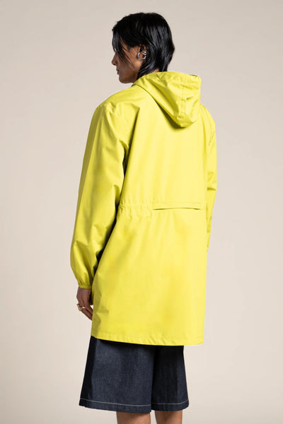 Amelot Couleur - Long raincoat - Flotte matcha color green #couleur_matcha