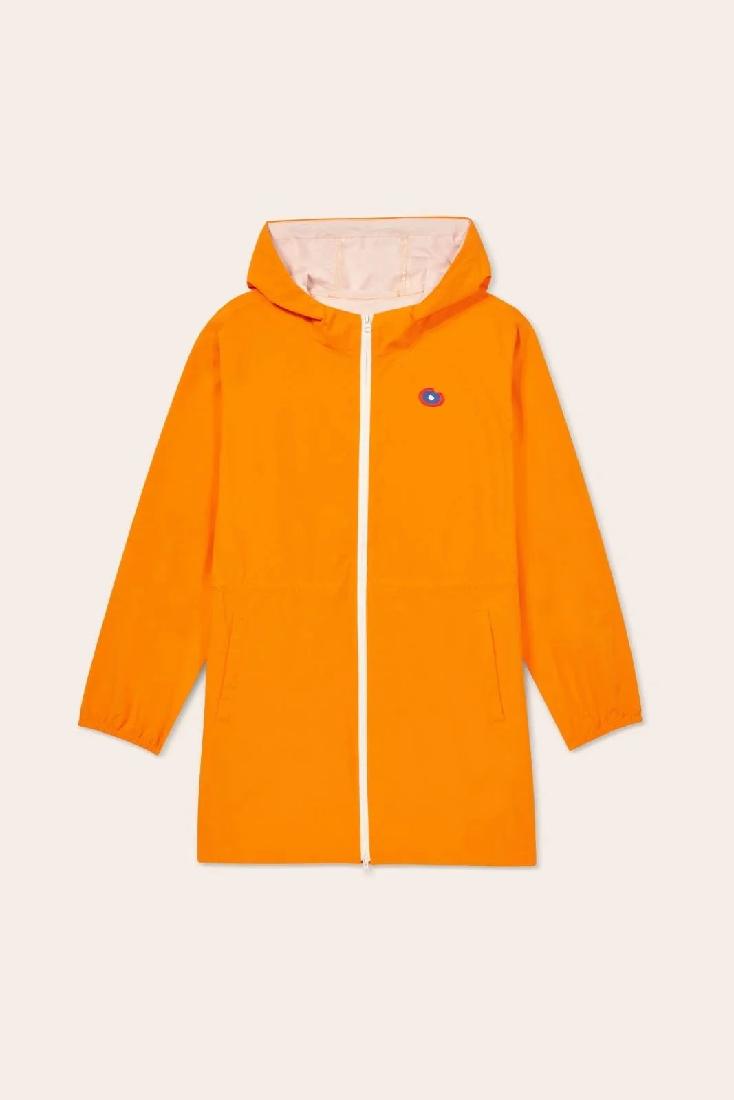 Amelot Couleur - Long raincoat - Flotte #couleur_orange