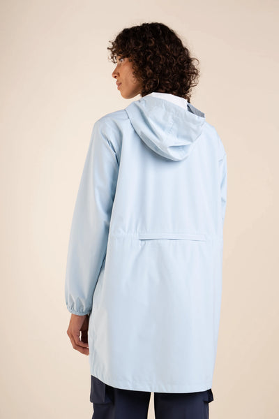 Amelot Couleur - Long raincoat - Flotte #couleur_iceberg