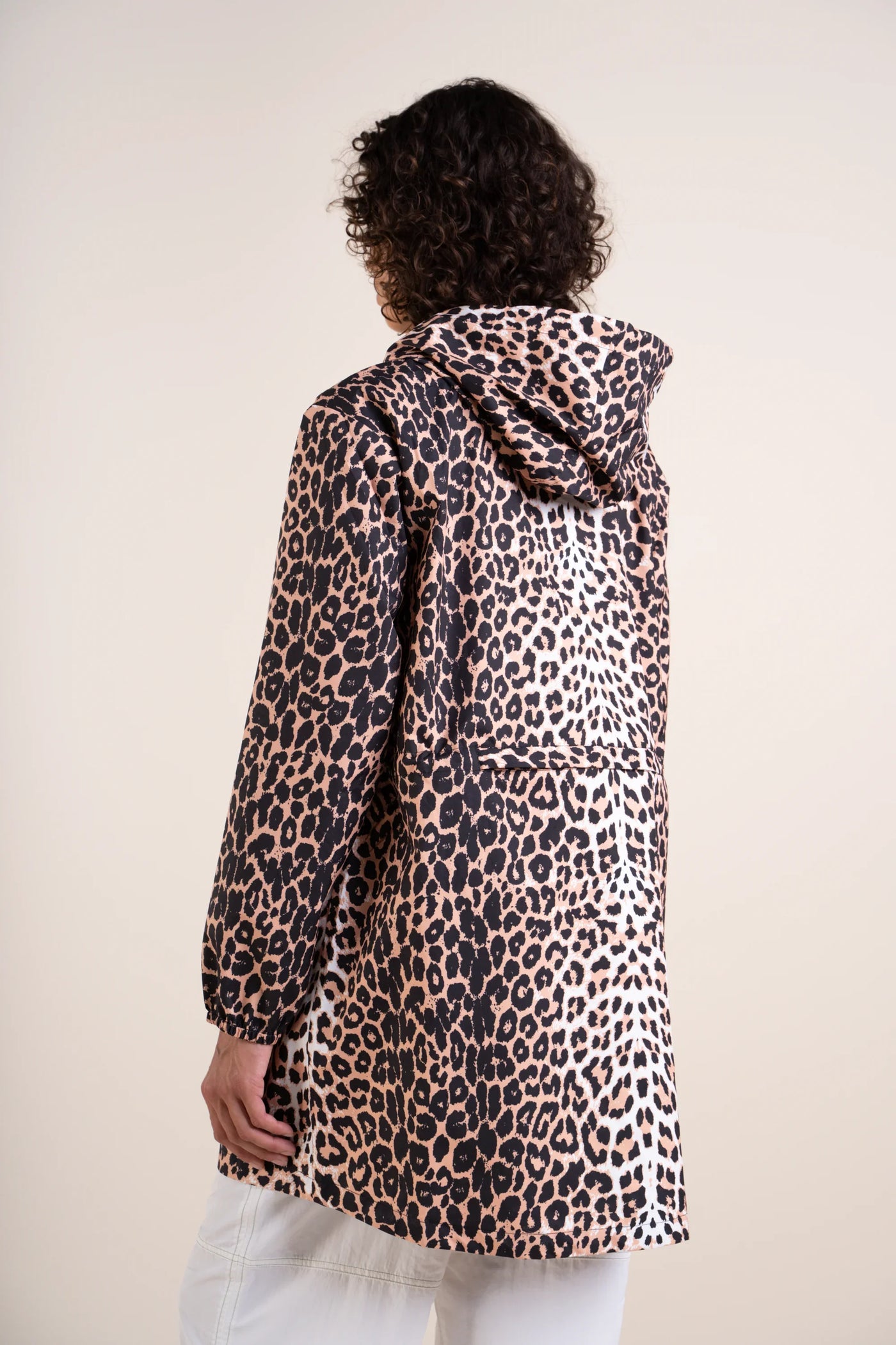 Amelot Printed - Long Raincoat - Flotte #couleur_leopard