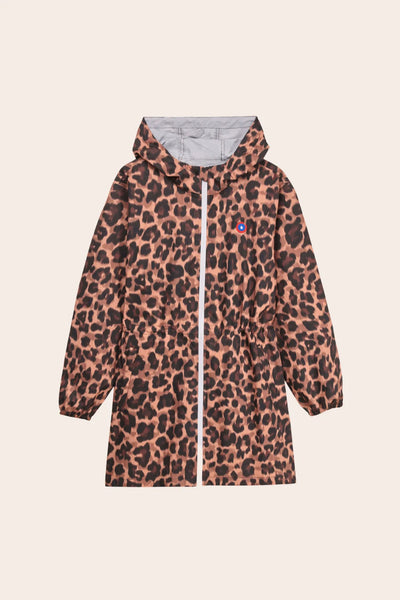 Amelot Imprimé- Imperméable Long - Flotte #couleur_new-leopard