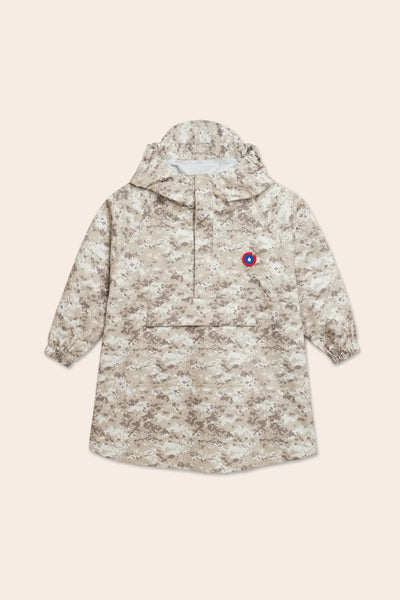 Avron - Waterproof rain cape for kids - Flotte color pixel camo print #couleur_pixel-camo