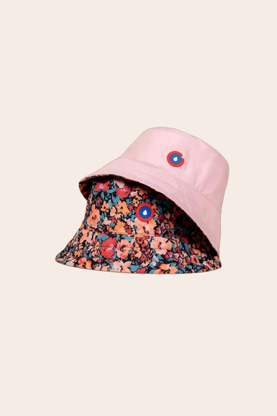 Reversible Bucket Hat - Waterproof Bucket Hat - Flotte #couleur_blossom-bonbon