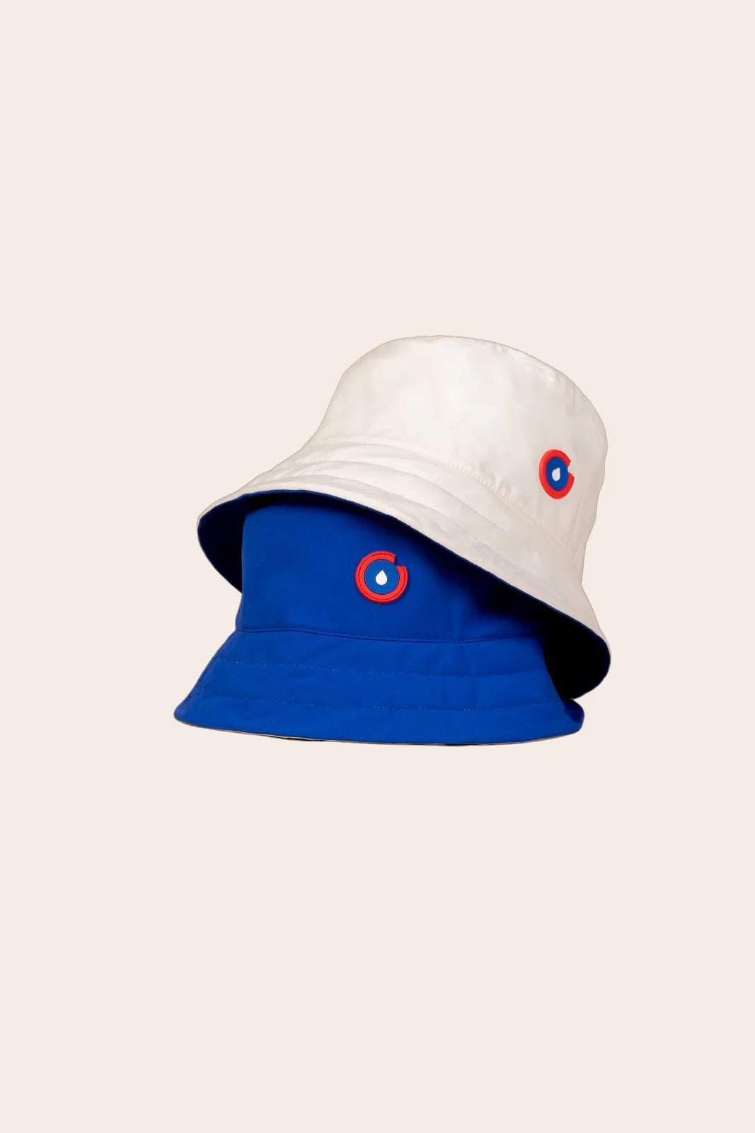 Reversible Bucket Hat - Waterproof - Flotte #couleur_bleu-coquille