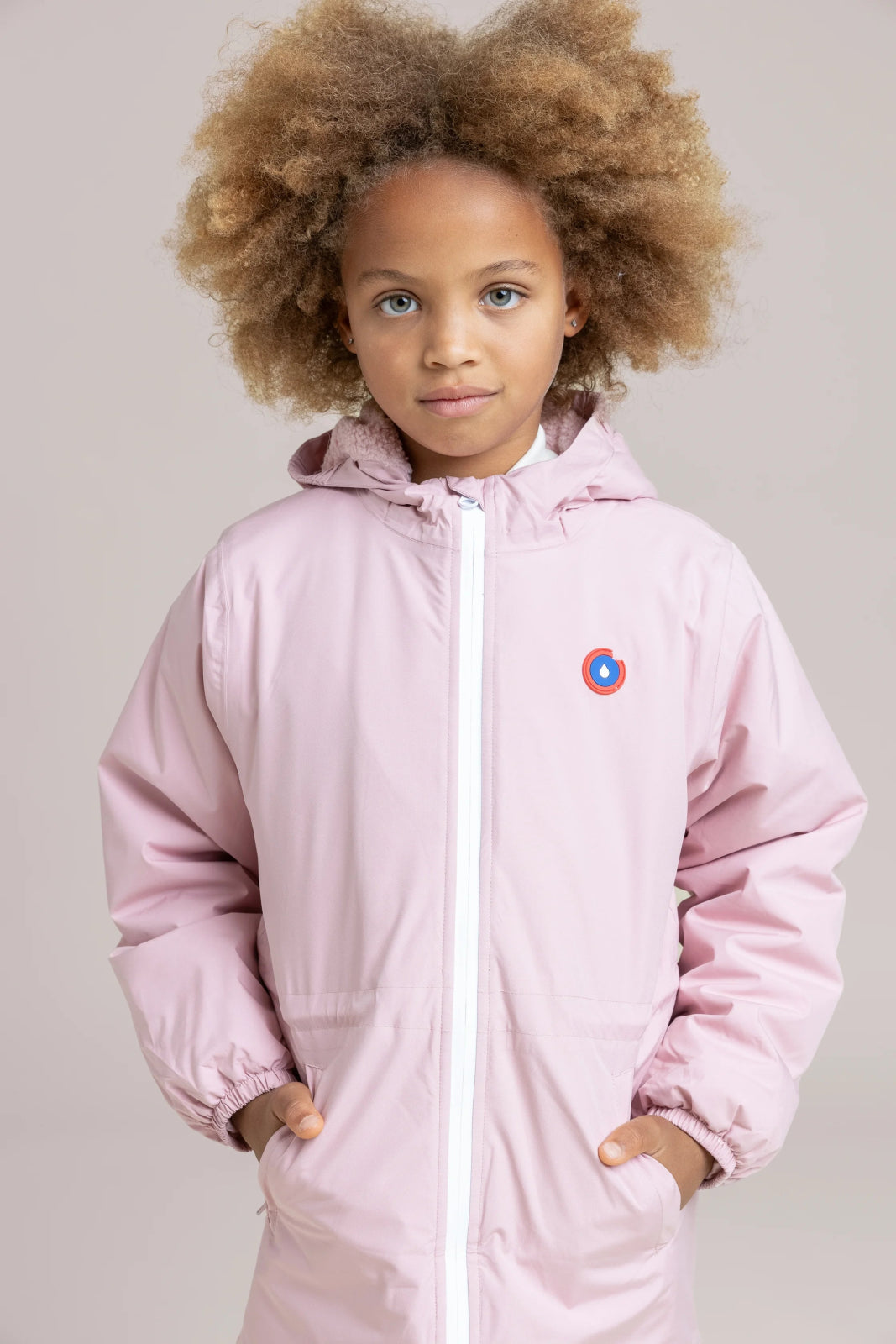 Cadet - Short fleece-lined parka -Children - Flotte #couleur_bonbon