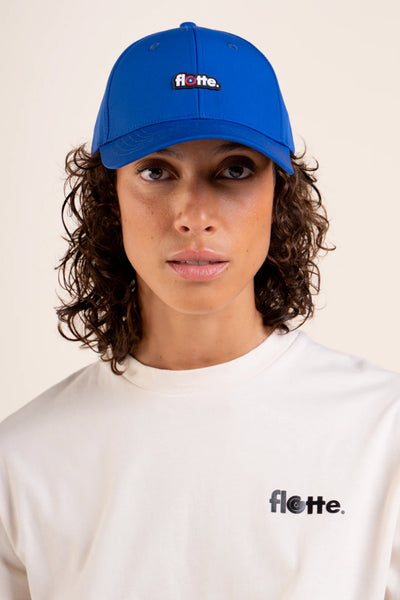 Water-repellent, mixed, eco-responsible and colorful cap - Luxembourg - #couleur_bleu-roi