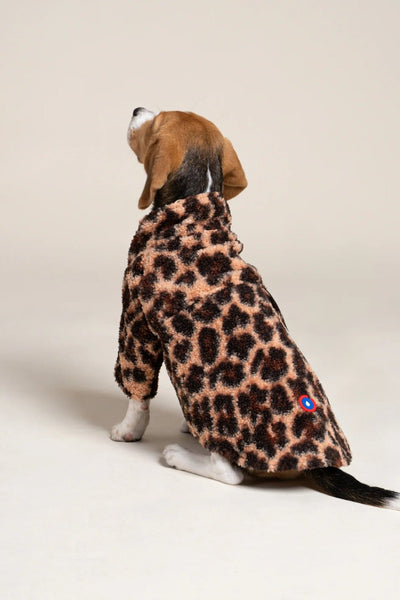 Charlot - Fleece vest for dogs - Flotte #couleur_new-leopard