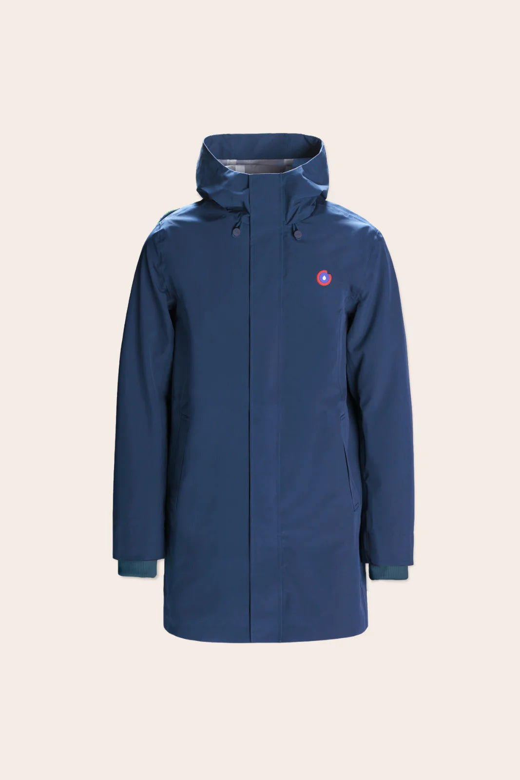 Beaubourg waterproof parka right #couleur_indigo