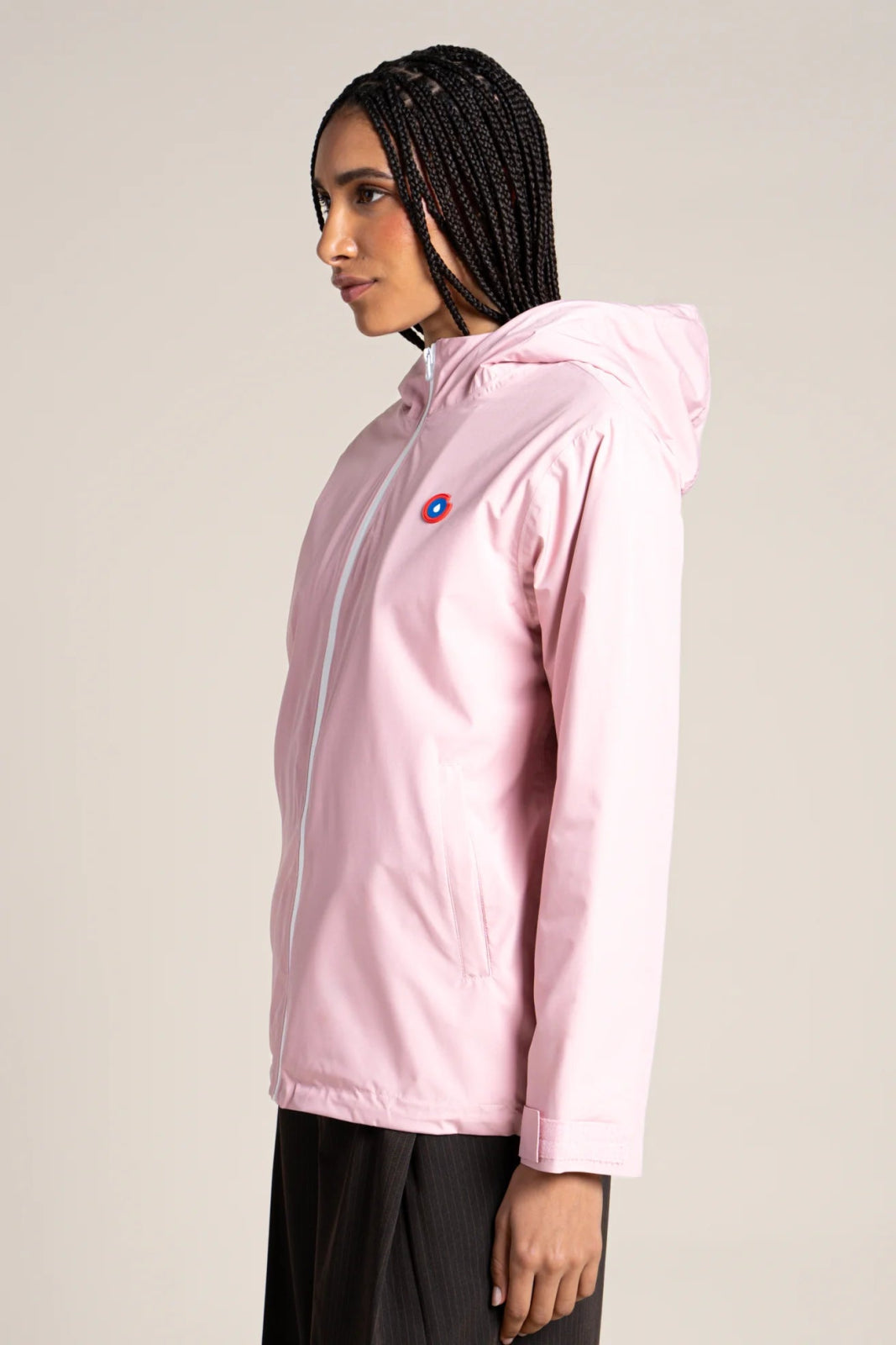 Lazare waterproof fleece-lined short parka #couleur_bonbon