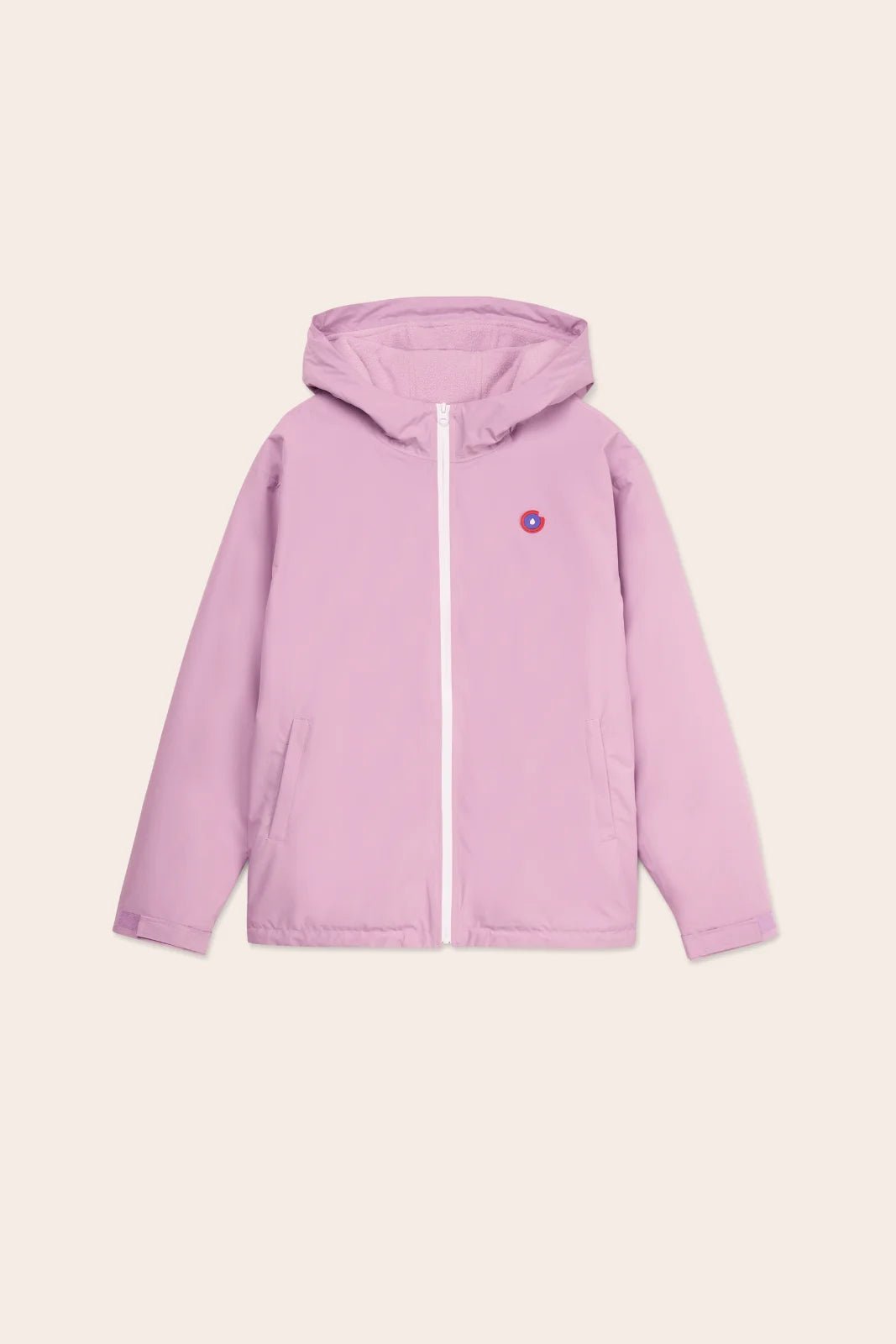 Lazare short waterproof parka with fleece lining #couleur_bonbon