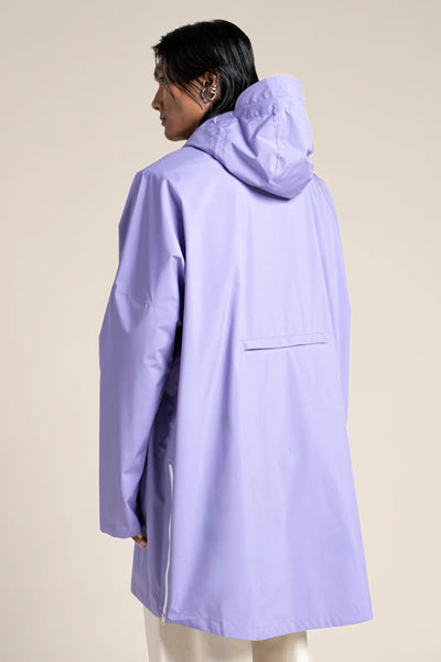 Liberté - Rain cape - Baggable windbreaker jacket - Flotte - couleur parme #couleur_parme