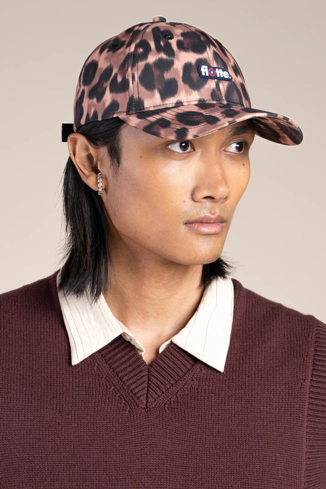 Waterproof, eco-responsible and colorful cap - Luxembourg - #couleur_new-leopard