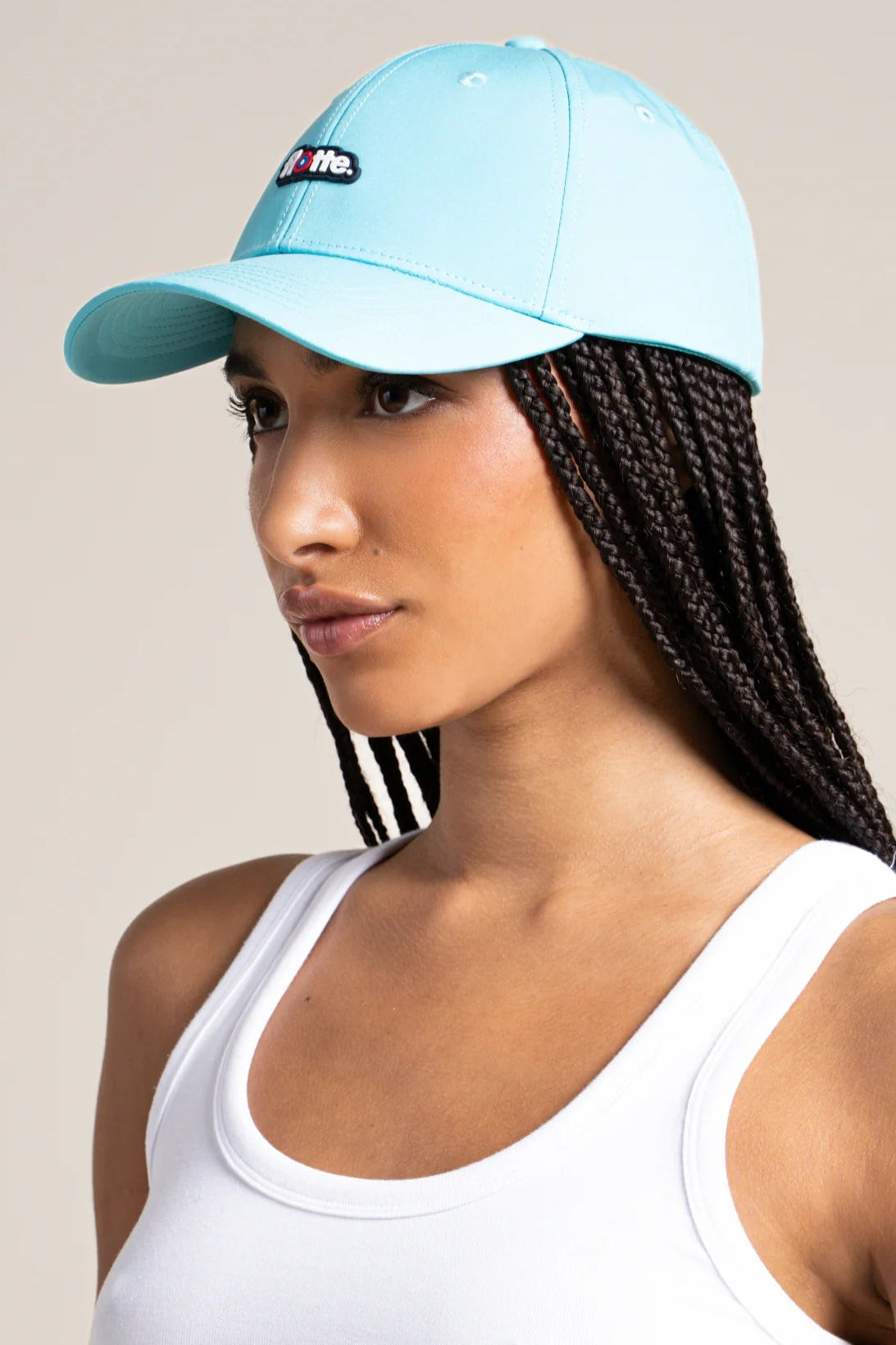 Water-repellent, mixed, eco-responsible and colorful cap - Luxembourg - color turquoise #couleur_turquoise