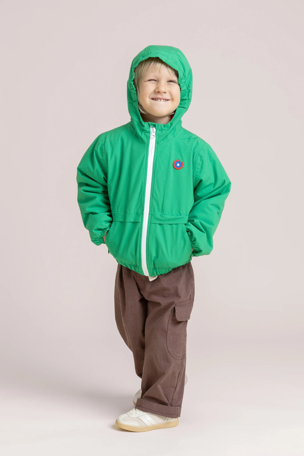 Magenta - Short fleece-lined parka - Child - Flotte 