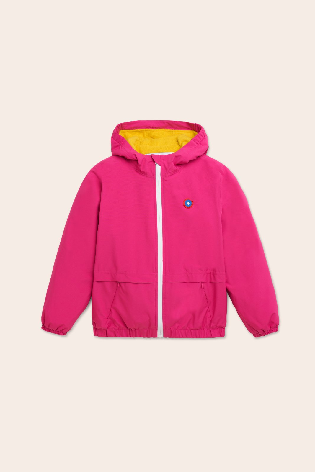 Magenta - Short fleece-lined parka