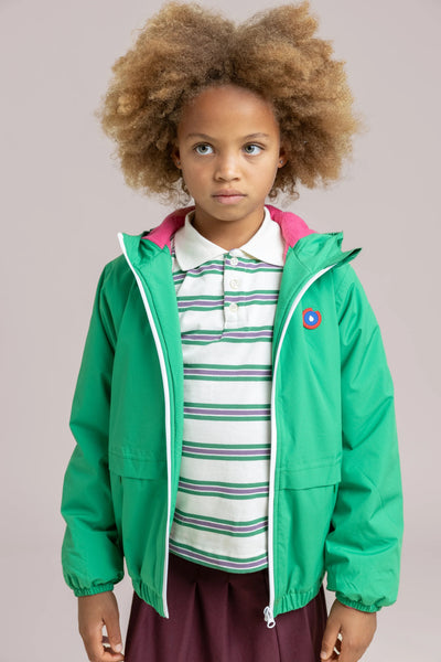 Magenta - Short fleece-lined parka - Children - Flotte #couleur_cactus