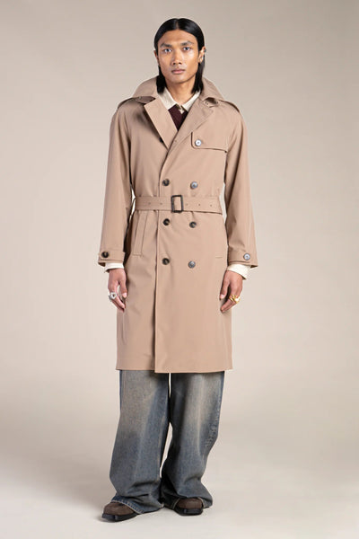 Men's rainproof trench coat best sale