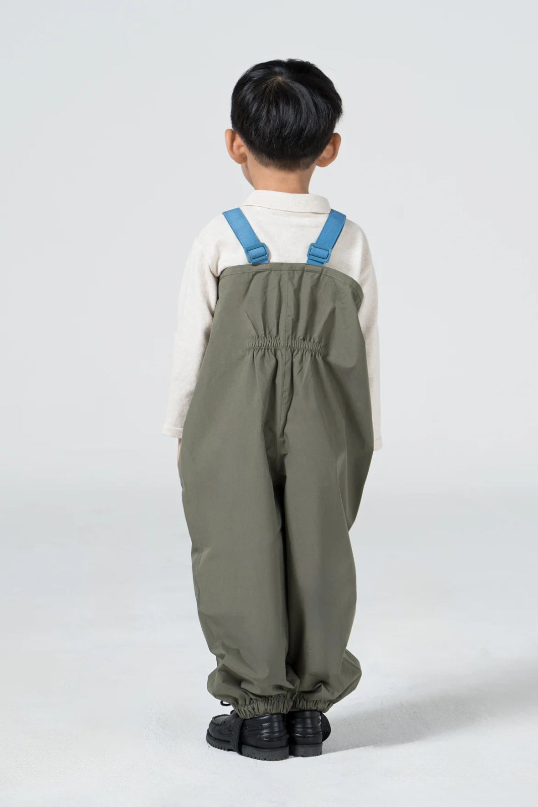 Children's waterproof adventure pants - Flotte x Emoi Emoi #couleur_kaki