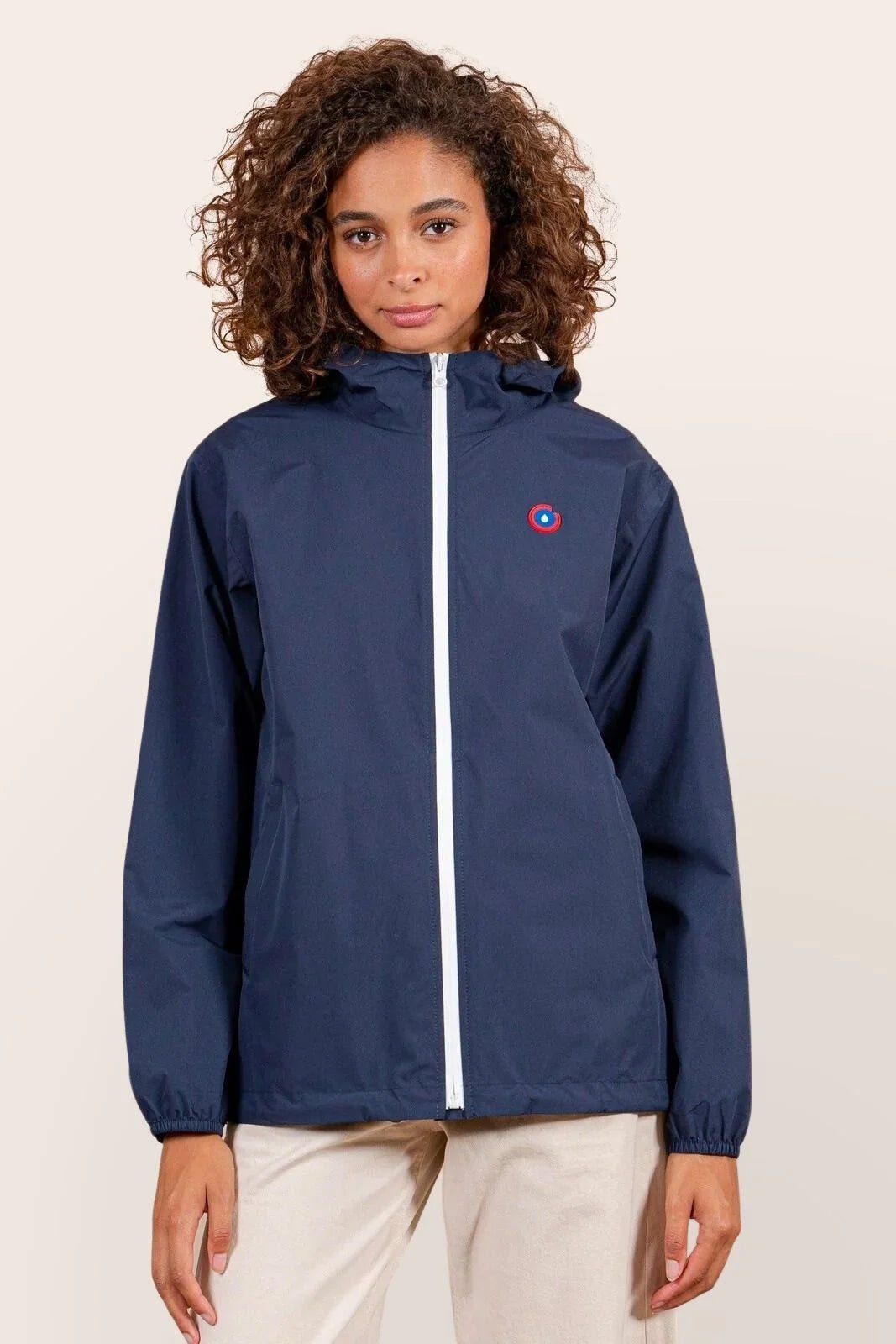 Passy - Raincoat Windbreaker Short - Flotte #couleur_indigo