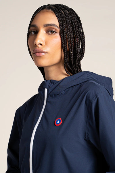 Passy - Raincoat Windbreaker Short - Flotte #couleur_indigo