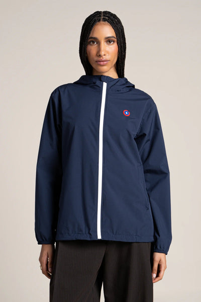 Passy - Raincoat Windbreaker Short - Flotte #couleur_indigo