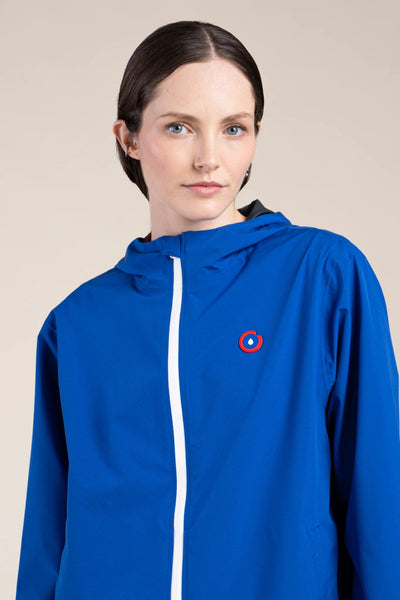 Passy - Raincoat Windbreaker Short - Flotte #couleur_bleu-roi