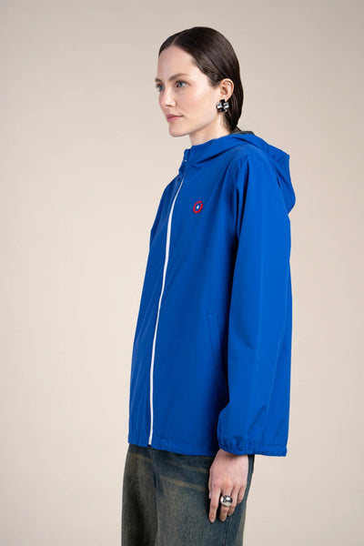 Passy - Raincoat Windbreaker Short - Flotte #couleur_bleu-roi