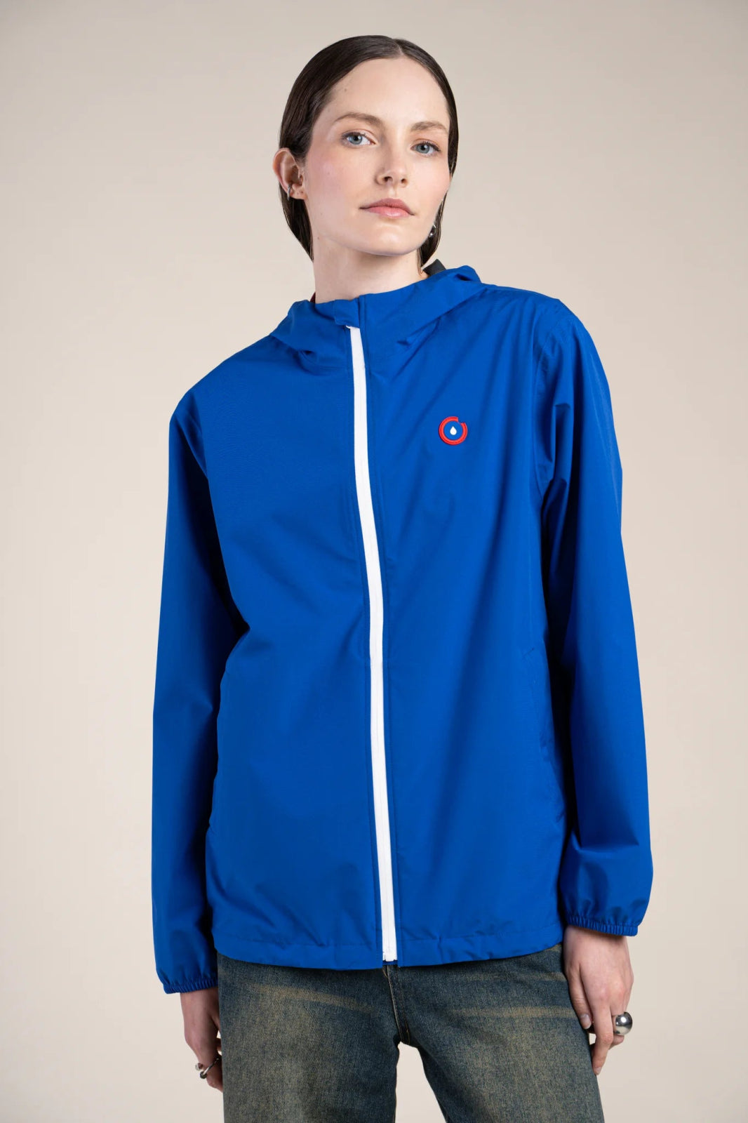 Passy - Raincoat Windbreaker Short - Flotte #couleur_bleu-roi