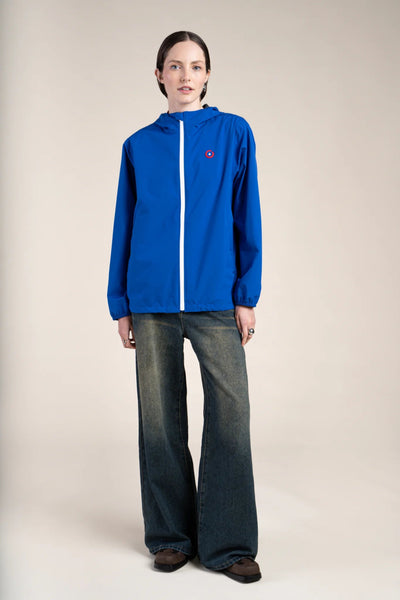 Passy - Raincoat Windbreaker Short - Flotte #couleur_bleu-roi