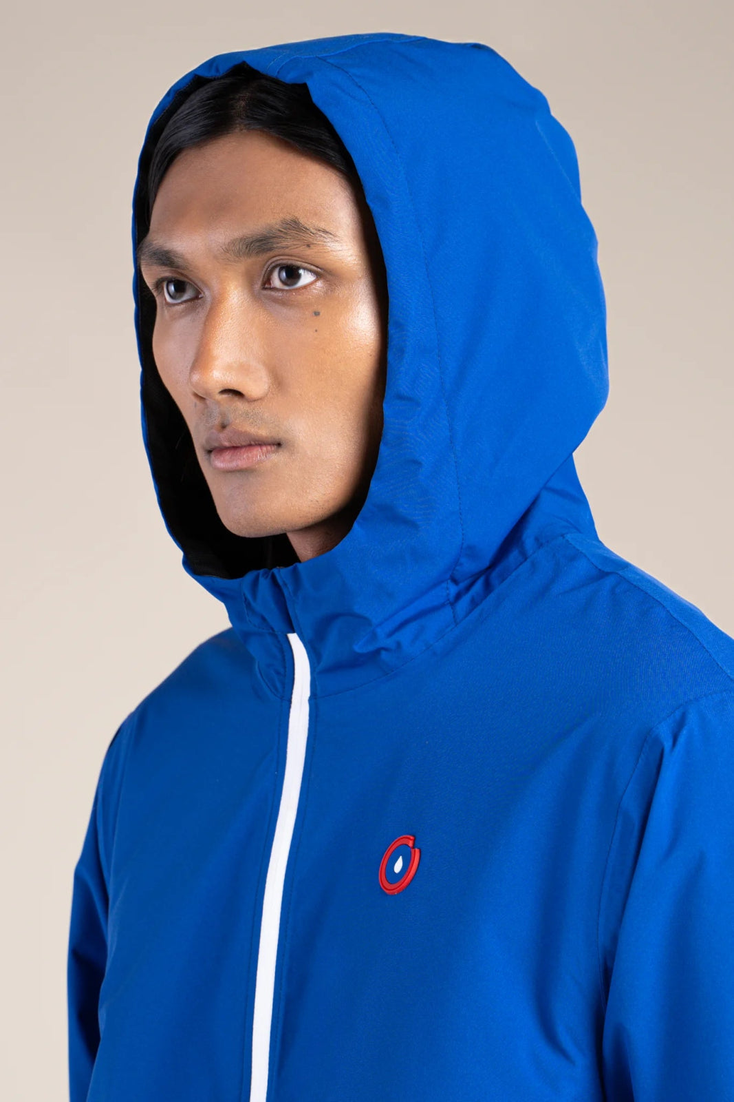 Passy - Raincoat Windbreaker Short - Flotte #couleur_bleu-roi