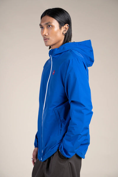 Passy - Raincoat Windbreaker Short - Flotte #couleur_bleu-roi