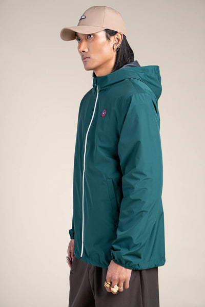 Passy - Raincoat Windbreaker Short - Flotte #couleur_sapin