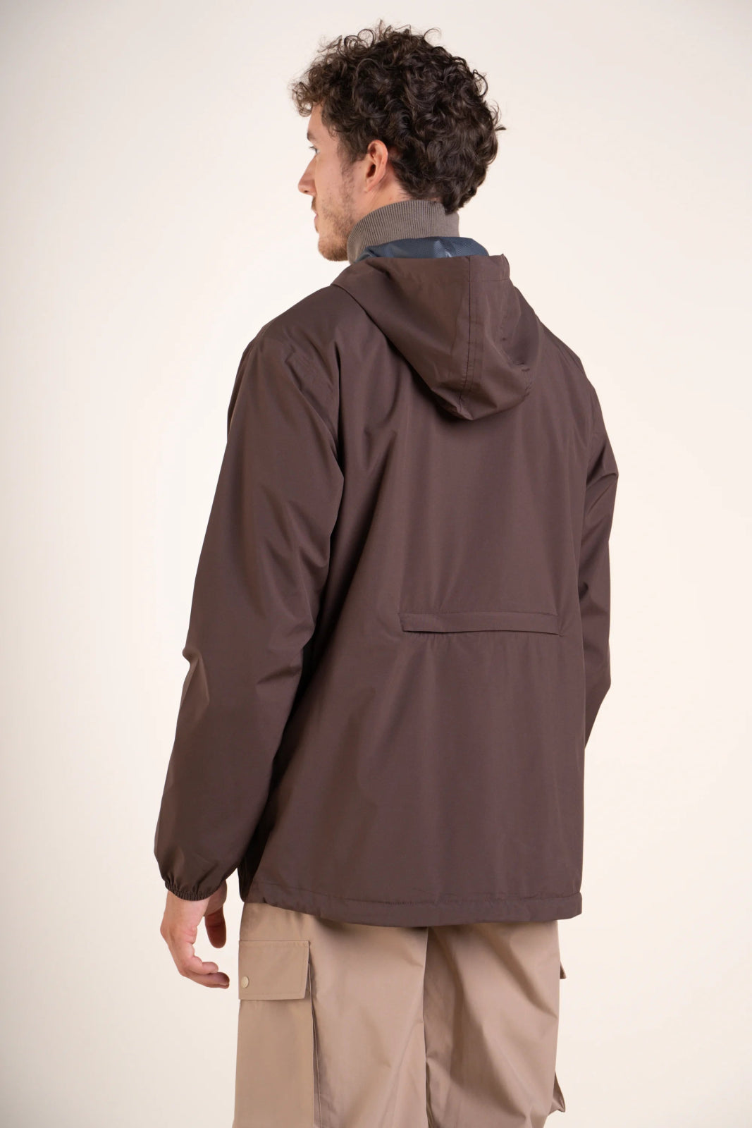 Passy - Raincoat Windbreaker Short - Flotte #couleur_chocolat