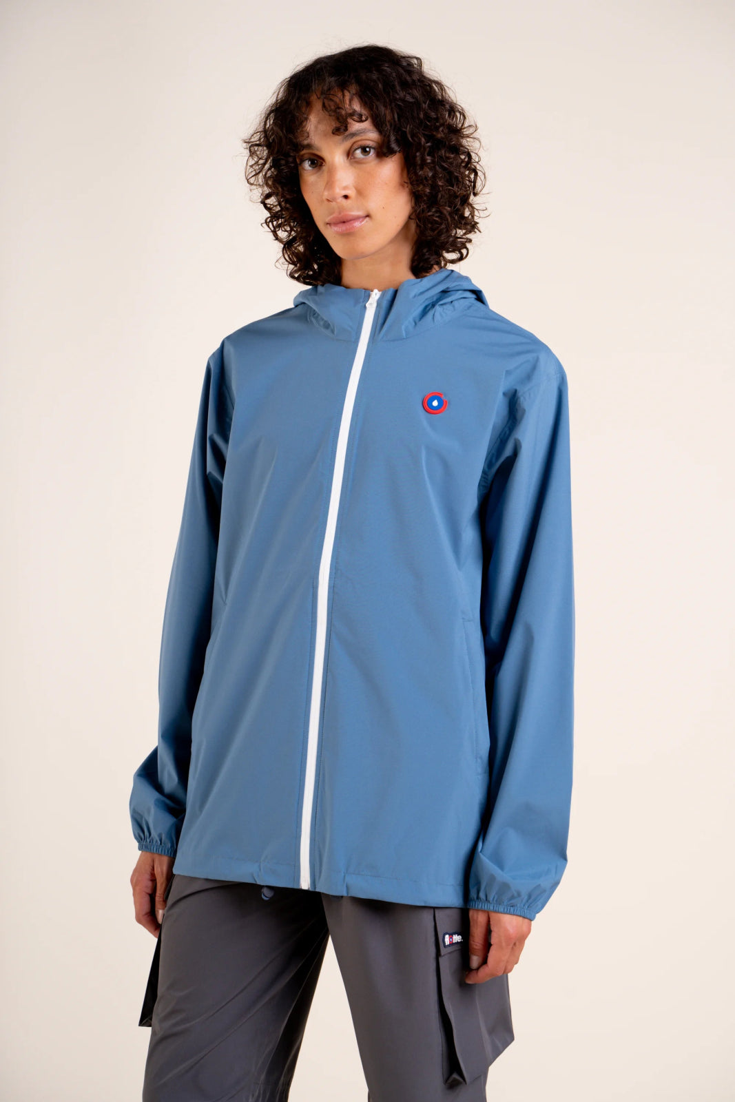 Passy - Raincoat Windbreaker Short - Flotte #couleur_orage