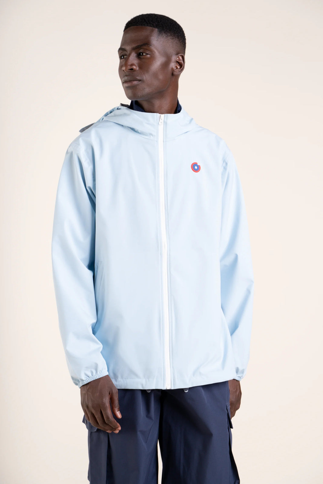 Passy - Raincoat Windbreaker Short - Flotte #couleur_iceberg