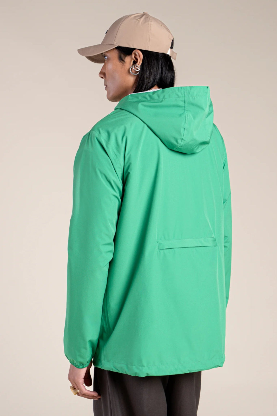 Passy - Raincoat Windbreaker Short - Flotte #couleur_cactus