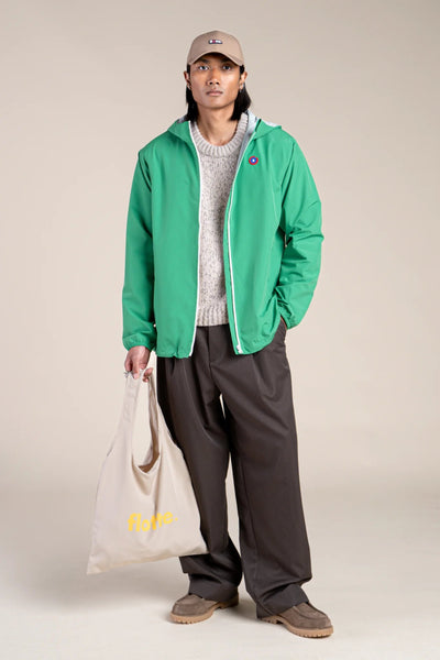 Passy - Raincoat Windbreaker Short - Flotte #couleur_cactus