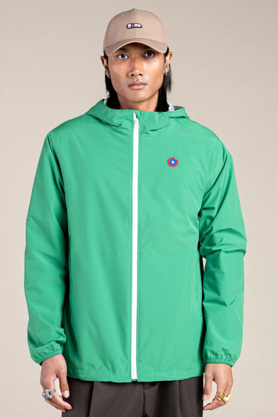 Passy - Raincoat Windbreaker Short - Flotte #couleur_cactus