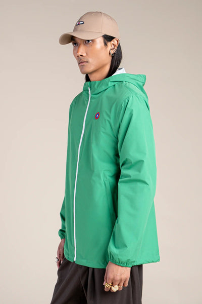 Passy - Raincoat Windbreaker Short - Flotte #couleur_cactus