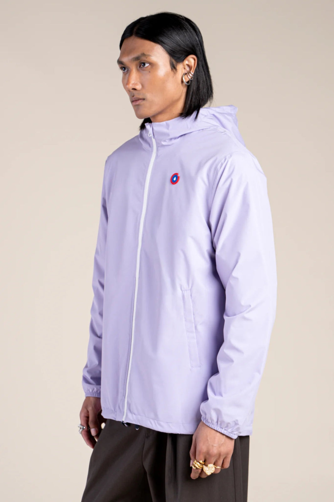 Passy - Raincoat Windbreaker Short - Flotte #couleur_lilas