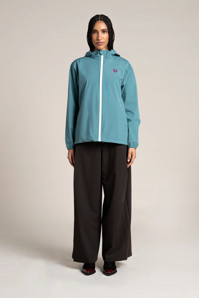 Passy - Raincoat Windbreaker Short - Flotte #couleur_emeraude