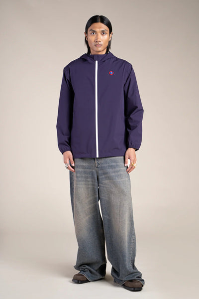 Passy - Raincoat Windbreaker Short - Flotte #couleur_aubergine