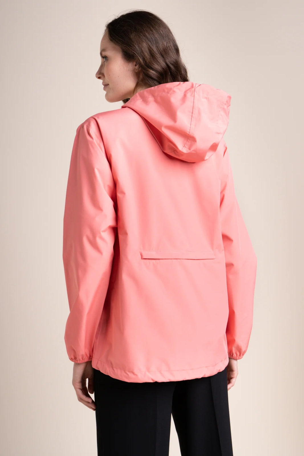 Passy - Raincoat Windbreaker Short - Flotte #couleur_corail